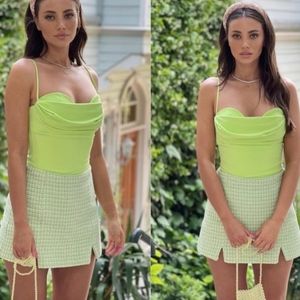 Zara draped bodysuit